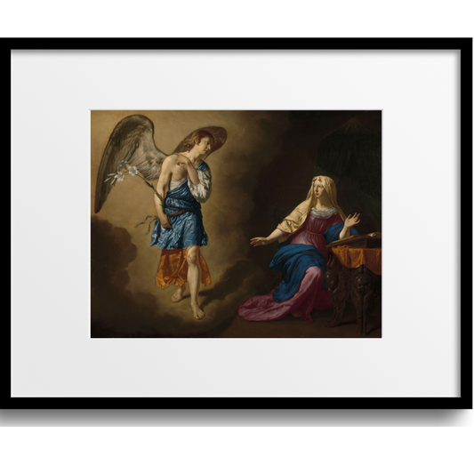 The Annunciation By van de Velde, Catholic Fine Art Reproduction Print