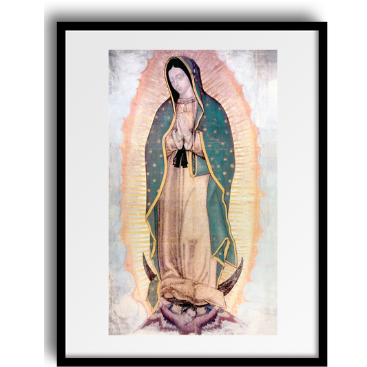 Our Lady of Guadalupe Tilma, Digital Download, Catholic Art Reproduction Print