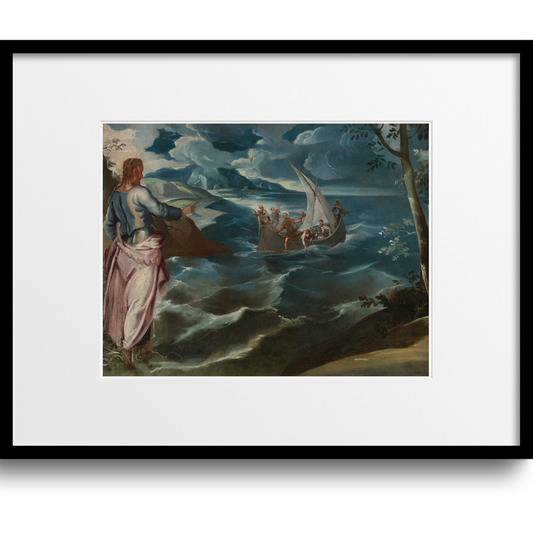 Jesus at The Sea of Galilee, Digital Download, Catholic Art Reproduction Print